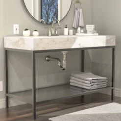 Keeney K400 Decorative 1-1/2 In. Or 1-1/4 In. X 1-1/2 In. Plastic P-Trap, Brushe -Warm Bathroom 01d14c260e78aa35 7666 w800 h800 b0 p0