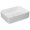 Ronbow Essentials Merit 18" Rectangular Ceramic Vessel Bathroom Sink, White