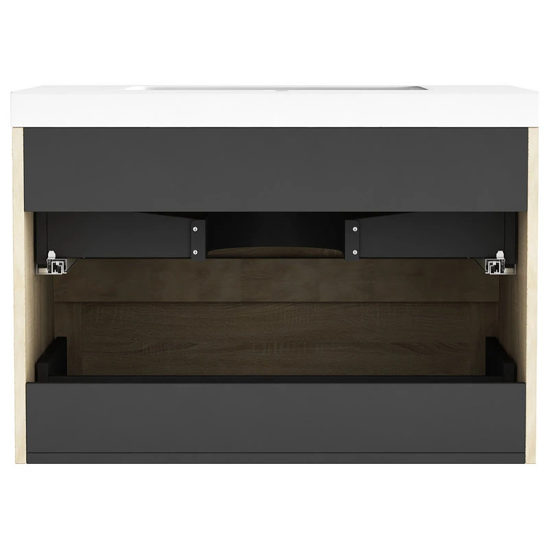 The Cosmo Wall Mounted Modern Bathroom Vanity, Ace, 30" 3 The Cosmo Wall Mounted Modern Bathroom Vanity, Ace, 30" - Image 3