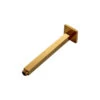Gold Brass Square Shower Arm Ceiling Mount Bathroom Shower Holder Bar