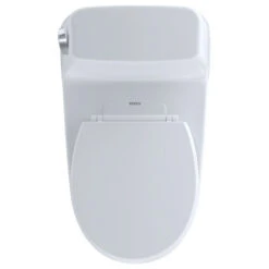 Toto UltraMax 1-Piece Round Bowl 1.28 GPF Toilet, Cotton White -Warm Bathroom 02c180b101faef22 5959 w800 h800 b1 p0