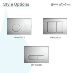 Wall Mount Dual Flush Actuator Plate With Square Push Buttons In Chrome -Warm Bathroom 02d1411d0f037c9a 4688 w800 h800 b0 p0