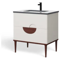 Rhonda Bath Vanity, Beige, 30", Single Sink, Freestanding -Warm Bathroom 0431223f03472994 3346 w800 h800 b1 p0