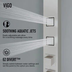 VIGO Sutton Shower Panel -Warm Bathroom 0501c4f90025034e 2708 w800 h800 b0 p0