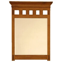 Sagehill Designs AC3040MR American Craftsman 30" Framed Mirror - Rustic Oak