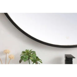 Elegant Decor Pier 42" LED Mirror With Adjustable Color Temperature In Black -Warm Bathroom 0511ab7703997d65 1822 w800 h800 b0 p0