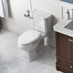 St. Thomas By Icera Richmond 2P Elongated Toilet, White -Warm Bathroom 05c10c730e4b20d2 6814 w800 h800 b0 p0