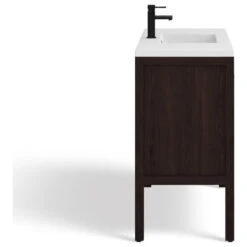 The Shiloh Bathroom Vanity, Single Sink, 48", Dark Walnut, Freestanding -Warm Bathroom 05c146a503c74495 3857 w800 h800 b1 p0