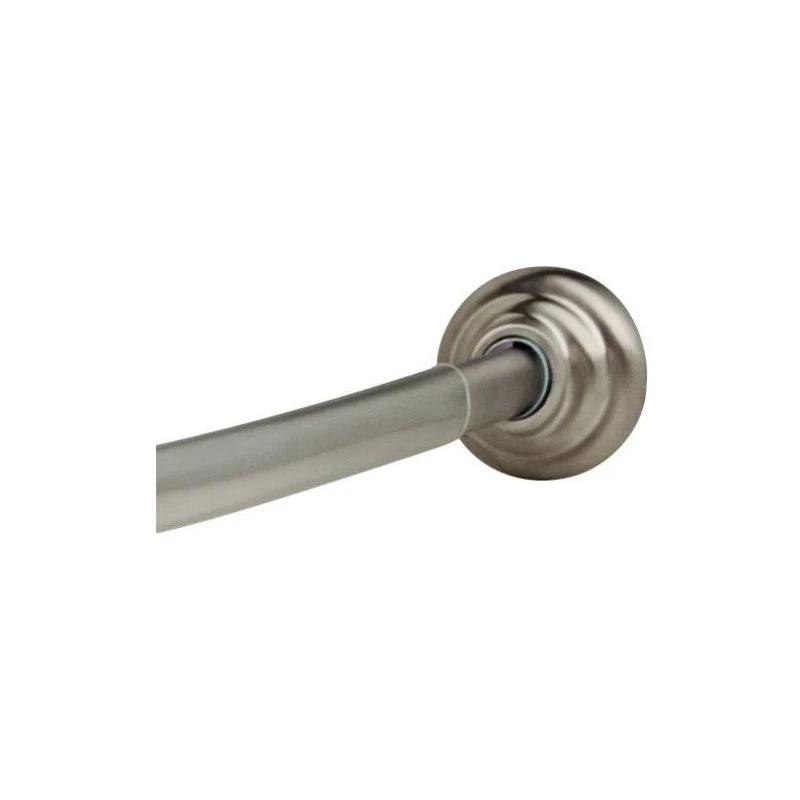 Franklin Brass 211-5 5 Foot Oval Curved Shower Curtain Rod - Bright Stainless 2 Franklin Brass 211-5 5 Foot Oval Curved Shower Curtain Rod - Bright Stainless - Image 2
