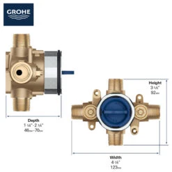 Grohsafe 3.0 Pressure Balance Rough-In Valve -Warm Bathroom 066126990e9d9906 9029 w800 h800 b1 p0