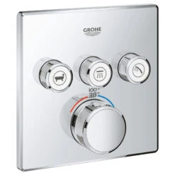 Grohtherm SmartControl Triple Function Thermostatic Trim With Control Module