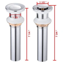 Aquaterior 1 3/8" Bathroom Faucet Vessel Vanity Sink Pop Up Drain Stopper 5 Aquaterior 1 3/8" Bathroom Faucet Vessel Vanity Sink Pop Up Drain Stopper -Warm Bathroom 08a1019b0ac63230 9509 w800 h800 b1 p0