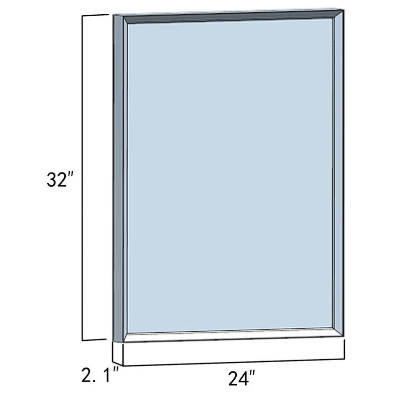 24'' Rectangle LED Lighted Accent Bathroom/Vanity Wall Mirror 11 24'' Rectangle LED Lighted Accent Bathroom/Vanity Wall Mirror - Image 11