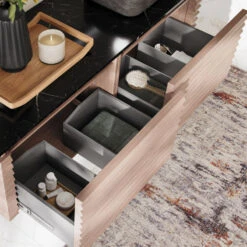 Accordion Bath Vanity, Single Sink 60", Chestnut Oak, Wall Mounted, Right Sink 17 Accordion Bath Vanity, Single Sink 60", Chestnut Oak, Wall Mounted, Right Sink -Warm Bathroom 09d1525103c74441 4003 w800 h800 b0 p0