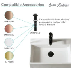 Chateau 22" Square Ceramic Vessel Sink -Warm Bathroom 0af18b260ed926c0 7186 w800 h800 b1 p0