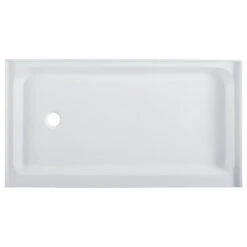 Voltaire 60 X 36 Acrylic White, Single-Threshold, Left-Hand Drain, Shower Base 7 Voltaire 60 X 36 Acrylic White, Single-Threshold, Left-Hand Drain, Shower Base -Warm Bathroom 0b01e153025eb3e3 4239 w800 h800 b1 p0