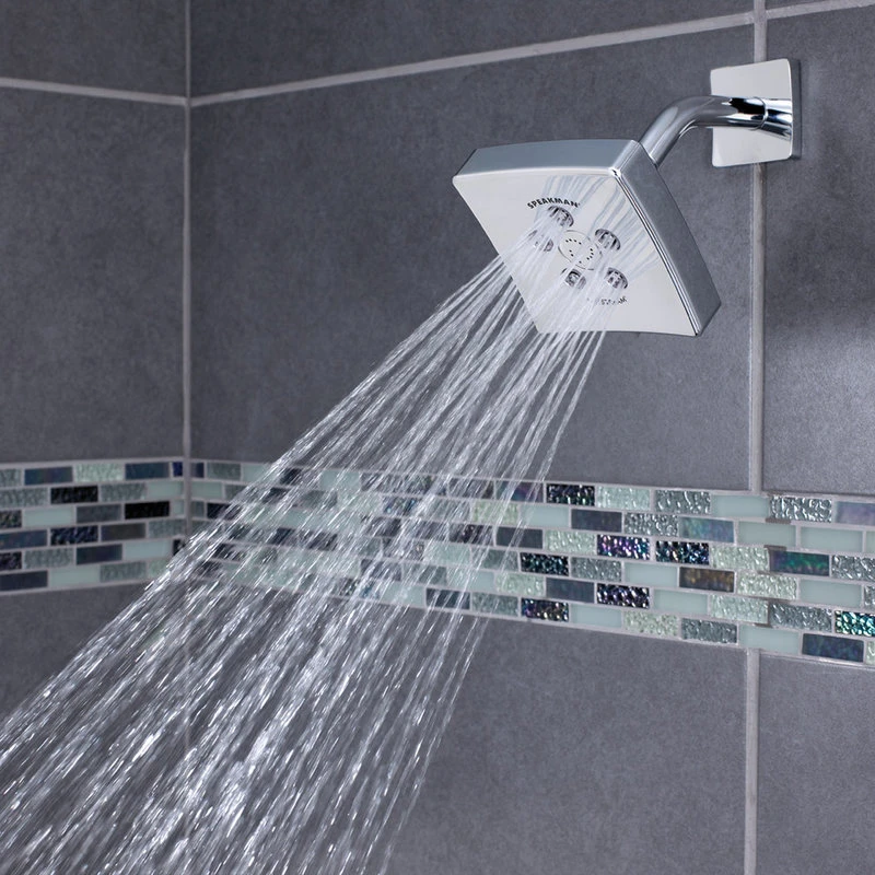 Kubos 5" Shower Arm And Flange, Polished Chrome 3 Kubos 5" Shower Arm And Flange, Polished Chrome - Image 3