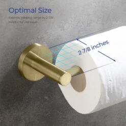 Circular Bathroom Tissue Holder KBA1402, Brush Gold -Warm Bathroom 0b712a5a0fc81c80 3240 w800 h800 b0 p0