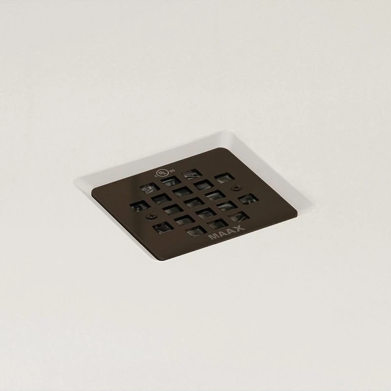 MAAX B3Square Rectangular Alcove Shower Base With Square Center Drain, White 5 MAAX B3Square Rectangular Alcove Shower Base With Square Center Drain, White - Image 5