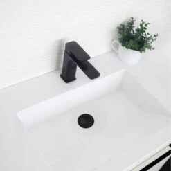 Bathroom Vanity Sink Pop-Up Drain With Overflow, Matte Black -Warm Bathroom 0d519827009ae30a 0382 w800 h800 b0 p0