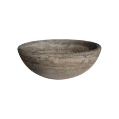 Classic Natural Stone Vessel Sink, Antico Travertine