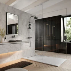 Royal Bath And Marble Shower Base, Rio Stone 48''x36'', White -Warm Bathroom 0ec13a9a0f8ddb8a 2635 w800 h800 b0 p0