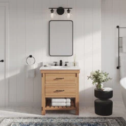 Ellis Soft Corner Metal Rectangular Mirror, Black, 30"x60" 13 Ellis Soft Corner Metal Rectangular Mirror, Black, 30"x60" -Warm Bathroom 0f712ad103d02e91 0953 w800 h800 b0 p0