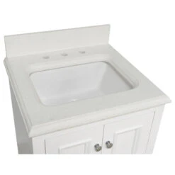 Nantucket 24" Bathroom Vanity, White, Quartz -Warm Bathroom 1001cdaa028e81e1 4584 w800 h800 b1 p0