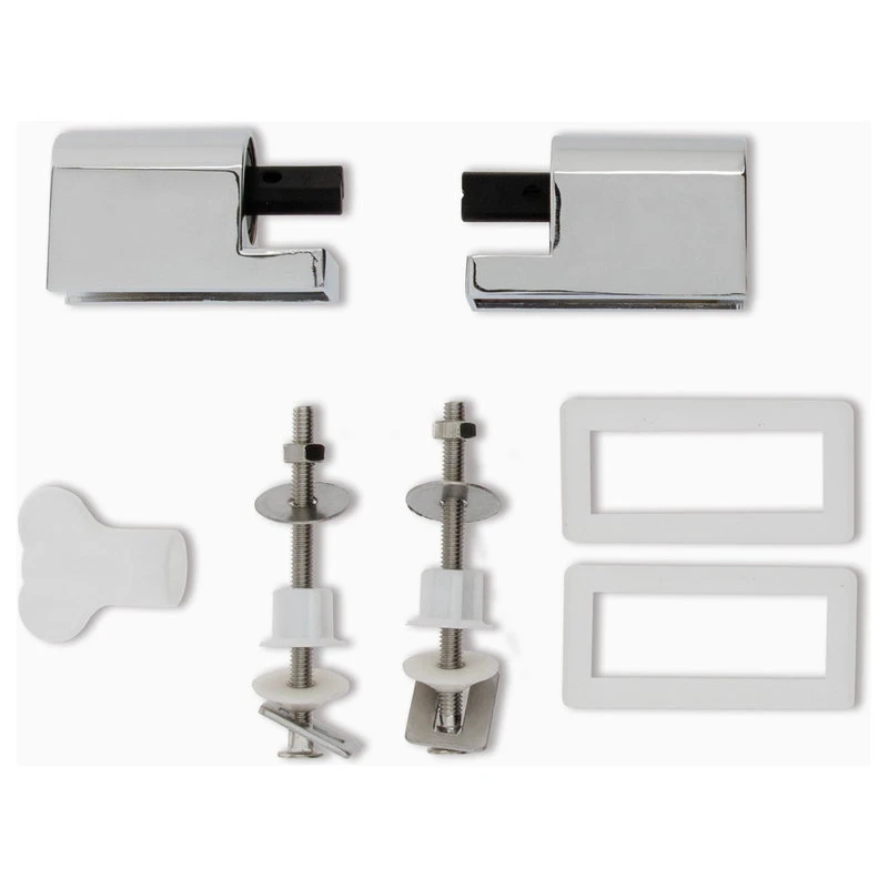 Laggan 17" Round Toilet Seat And Lid With Soft Close Hinges, White 4 Laggan 17" Round Toilet Seat And Lid With Soft Close Hinges, White - Image 4