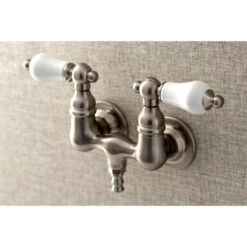 Aqua Vintage 3-3/8" Wall Mount Tub Faucet, Brushed Nickel 8 Aqua Vintage 3-3/8" Wall Mount Tub Faucet, Brushed Nickel -Warm Bathroom 107131930b527023 1969 w800 h800 b0 p0