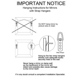 Camden Mirrored Frame Accent Mirror, Frameless, Wood, 18 X 24 -Warm Bathroom 117123670148b970 8660 w800 h800 b1 p0