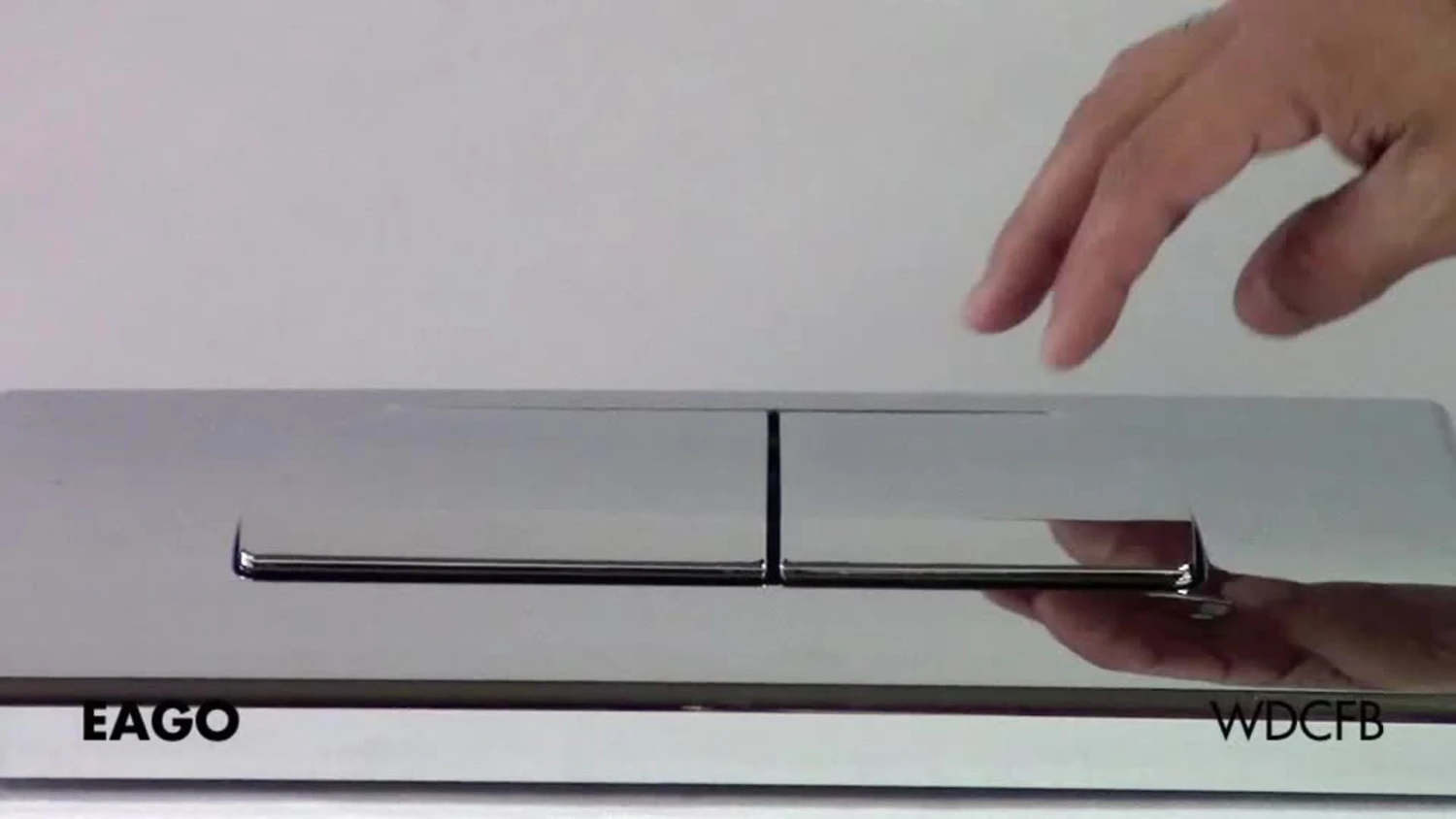 Chrome Dual Flush Buttons For Wall Mounted Toilet 2 Chrome Dual Flush Buttons For Wall Mounted Toilet - Image 2