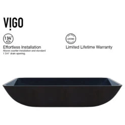 VIGO Sink In Turquoise Water And Faucet In Brushed Nickel -Warm Bathroom 11f13bf10f08bfd5 2984 w800 h800 b1 p0