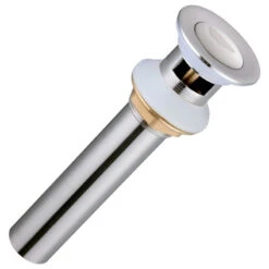 Aquaterior 1 3/8" Pop Up Drain Faucet Vessel Vanity Sink Drain Stopper Brass