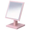 HomeRoots Pretty Pink Square Make Up Vanity Mirror