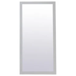 Elegant Decor Aqua 36" X 72" Wood Frame Bathroom Mirror In Gray -Warm Bathroom 12a1f65d0204bf04 4836 w800 h800 b1 p0