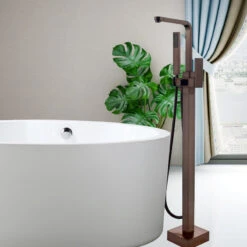 Vanity Art Freestanding Tub Faucet, Oil Rubbed Bronze -Warm Bathroom 12e146e40dc4e008 9983 w800 h800 b0 p0