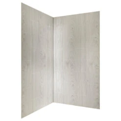 Foremost GFS424278 Jetcoat 42" X 42" X 78" Two Panel Corner - Driftwood