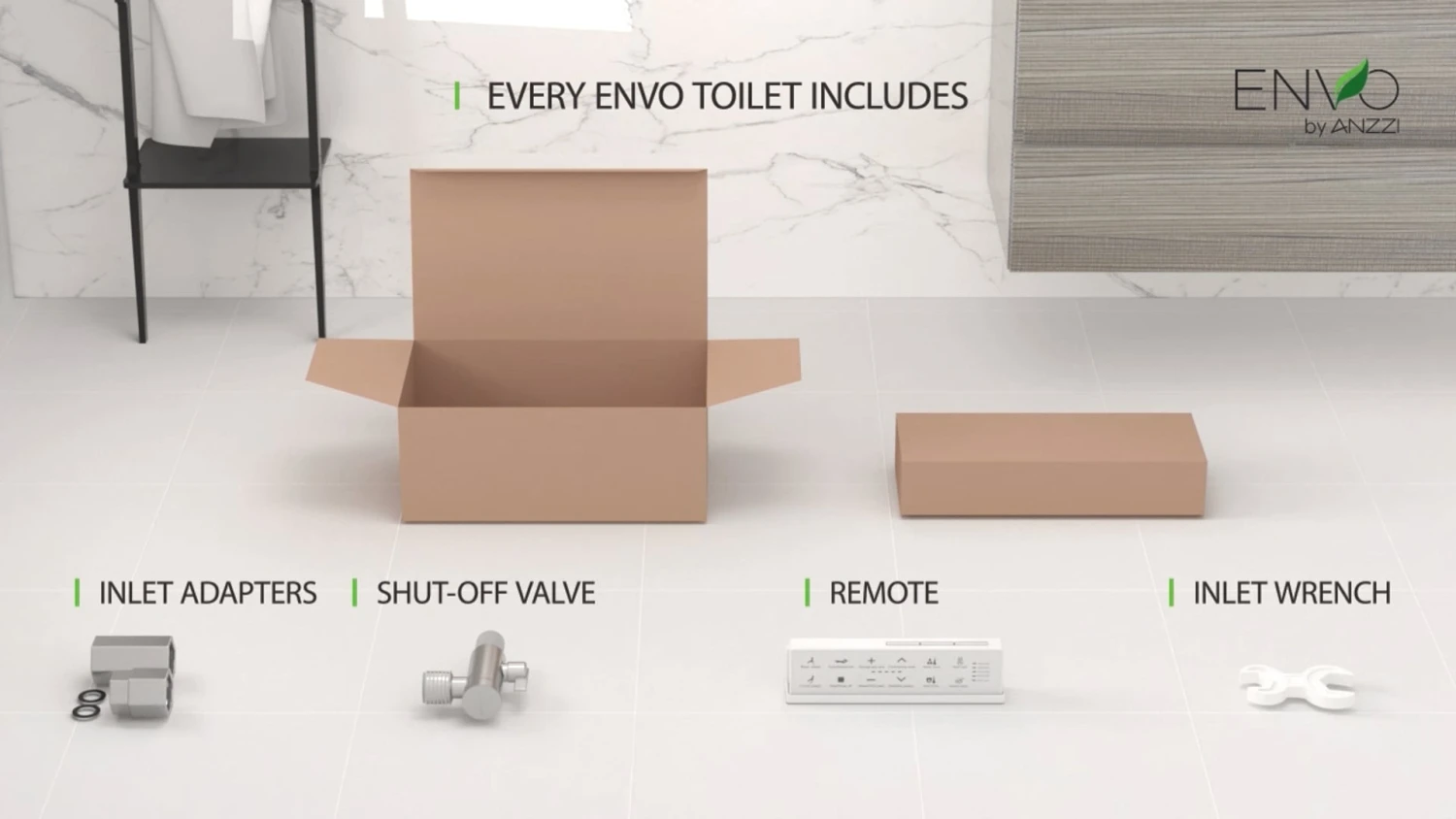ENVO Aura Smart Bidet Toilet With Remote & Auto Flush 3 ENVO Aura Smart Bidet Toilet With Remote & Auto Flush - Image 3