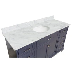 Aria 60" Bathroom Vanity, Marine Gray, Carrara Marble, Single Vanity 11 Aria 60" Bathroom Vanity, Marine Gray, Carrara Marble, Single Vanity -Warm Bathroom 13a14db601731e2e 9143 w800 h800 b1 p0