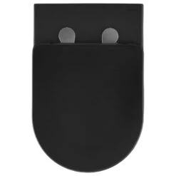 St. Tropez Wall Hung Toilet Bowl, White, Matte Black -Warm Bathroom 13b1424e025eb437 5045 w800 h800 b1 p0