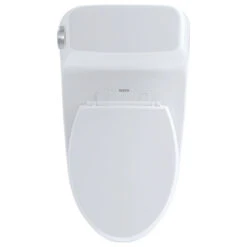 Toto Ultimate 1-Piece Elongated 1.6 GPF Toilet, Cotton White -Warm Bathroom 13e170d40dc598d4 0429 w800 h800 b1 p0