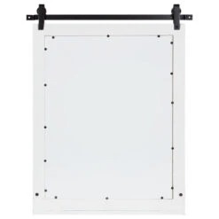 Cates Framed Wall Mirror With Shelf, White 24x31 -Warm Bathroom 1411020901ef1b96 6238 w800 h800 b1 p0