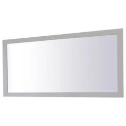 Elegant Decor Aqua 36" X 72" Wood Frame Bathroom Mirror In Gray -Warm Bathroom 1441d7b70204bf03 4836 w800 h800 b1 p0