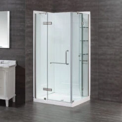 Ove Decors Savannah 40"x32" 10 Mm Shower Kit Satin Nickel -Warm Bathroom 15617a0300148089 9141 w800 h800 b0 p0