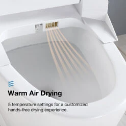 OVE Yosemite Smart Bidet 1-Piece Elongated Toilet -Warm Bathroom 1591f685036eb550 6397 w800 h800 b0 p0