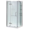 Ove Decors Savannah 40"x32" 10 Mm Shower Kit Satin Nickel