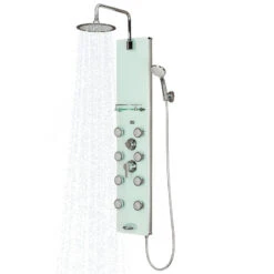 Lahaina ShowerSpa White Glass Shower Panel 6 Lahaina ShowerSpa White Glass Shower Panel -Warm Bathroom 17315ca60d815c98 7910 w800 h800 b1 p0