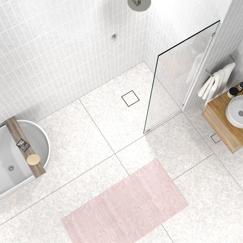 78"x22.5" Frameless Shower Door Single Fixed Panel, Brushed Nickel 2 78"x22.5" Frameless Shower Door Single Fixed Panel, Brushed Nickel - Image 2