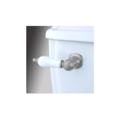 Victorian Toilet Tank Lever, Satin Nickel